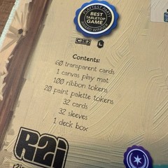 Canvas Board Game by R2I Games 2021 Award Winning Art Missing One Piece EUC Read