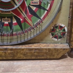 1934 Lindstrom’s Gold Star Marble Table Top Bagatelle Pinball Game