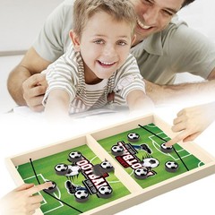 Fast Sling Puck Game Hockey Games Wooden Board Table Toy Family Games JQ