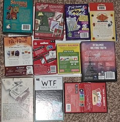 Lot 11 Card Games Family Game Night Bundle UNO,Flinch,Wizard,Sleeping Queen, &