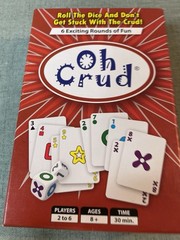 Oh Crud Card & Dice Game for 2 to 6 Players Strategy Card Game Fun Complete