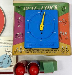 1969 Beat the Clock Game Show Board Game 1st Edition Milton Bradley Ex Cond