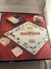 1998 Deluxe Monopoly Board Game by Parker Brothers Complete Very Good Condition