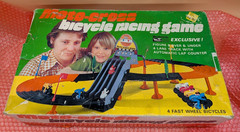 Vintage Woolworth / Tomy Moto Cross Bicycle Racing Game in Original Box