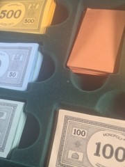 1991 Franklin Mint Deluxe Monopoly Collector’s Edition Wood Board Game