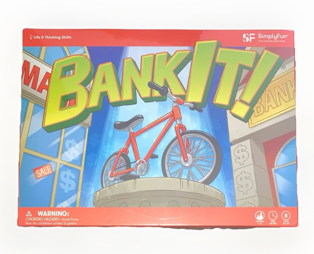 Bank It! Board Game – Simply Fun Learning Game Night Ages 8+ NEW
