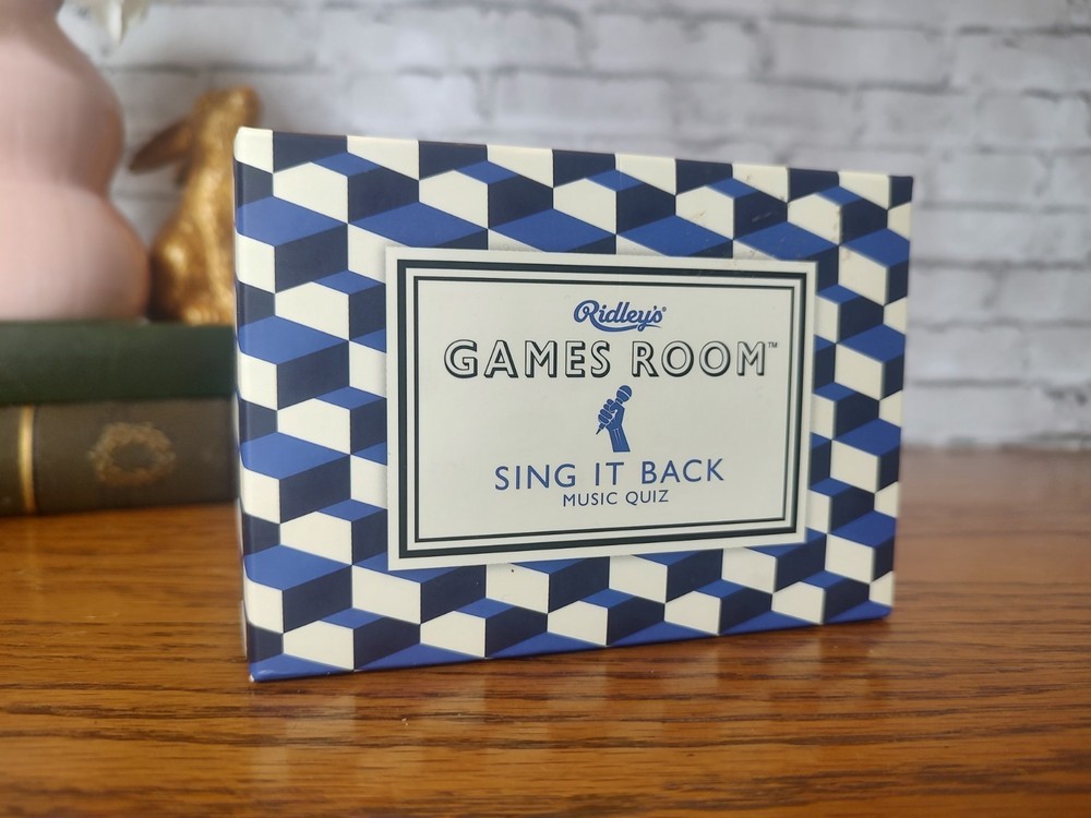 Ridley’s Games Room Sing It Back Music Quiz Trivia Card Game SEALED