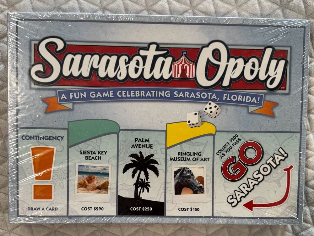 Sarasota-Opoly Board Game by Late for the Sky