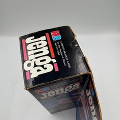 Milton Bradley Jenga Game Unisex Tan Good 1986 Vintage Wood Block Stacking 4793