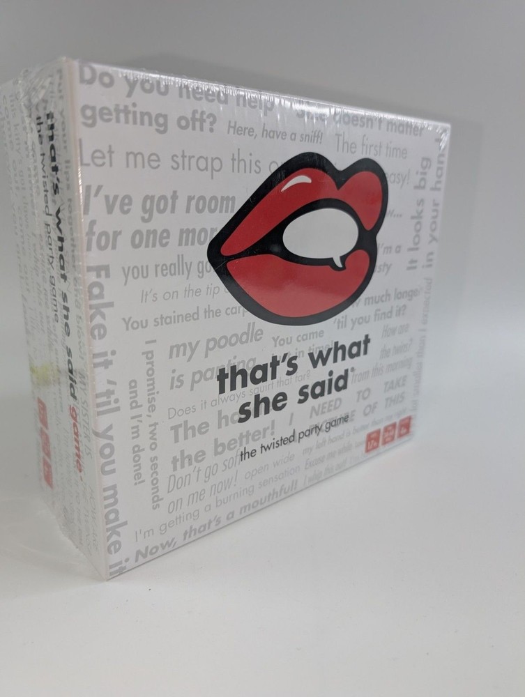 That’s What She Said The Twisted Party Game New Factory Sealed