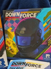 Downforce Racing Board Game with Danger & Wild Ride Expansions COMPLETE