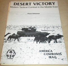 Desert Victory Modern Tactical Combat in the Middle East – Various Rules & Cards