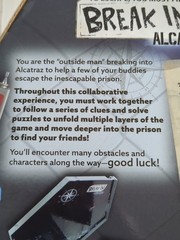 BREAK IN Alcatraz NEW Sealed Escape Room Game