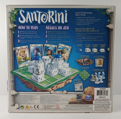 SANTORINI Greek God City-Building Board Game 100% COMPLETE Excellent Condition!