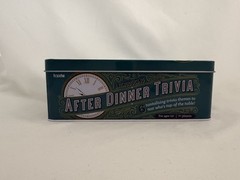 After Dinner Trivia Game by Hacche Ages 14 and Up For 2 or more Players