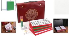 Luxury X-Large Chinese Mahjong Set – 146 Melamine Tiles with Travel Case