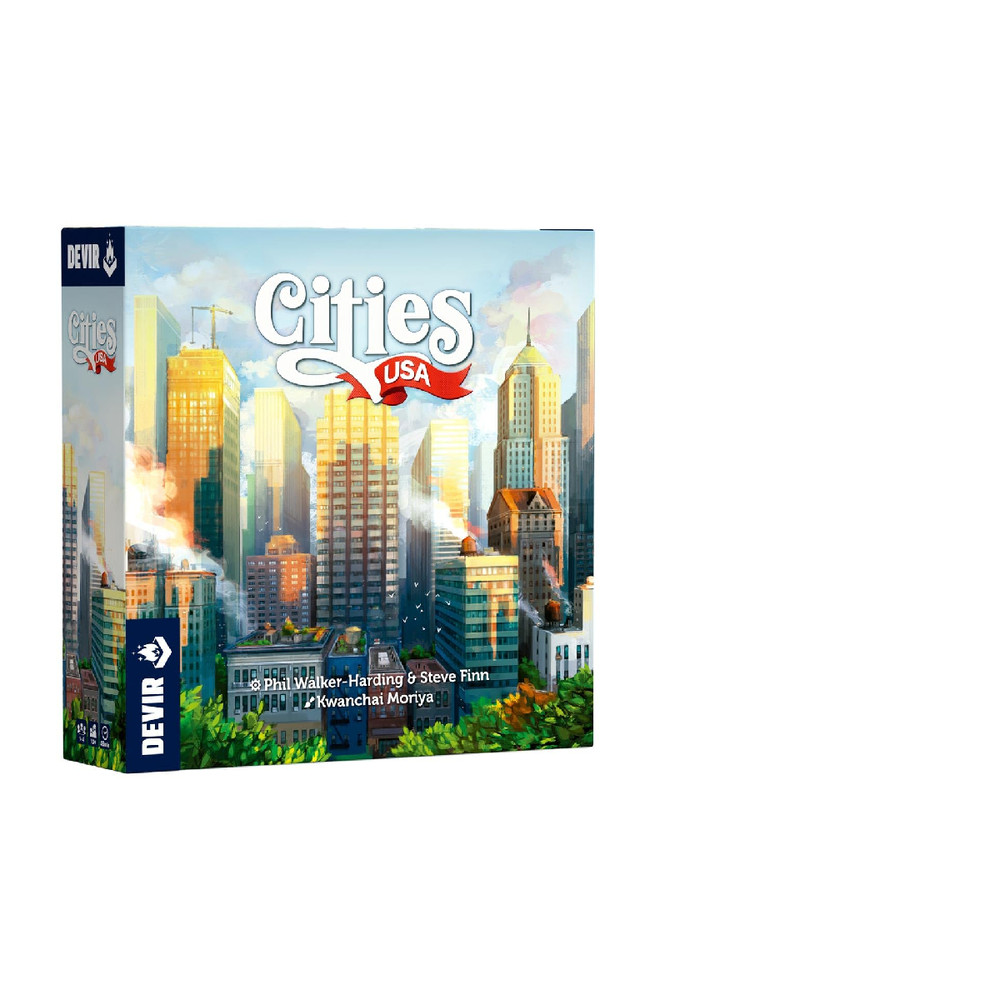 – Usa Board Game Modern City Building Strategy Game Worker Placement For