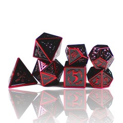 Fantasydice Metal Dice Set Collection for DND and All TRPG Games (Nightwatch,…