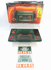 Vintage 1980 Mattel Elect World Championship Football +Box & Manual / For Repair