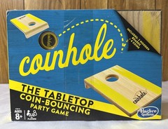 Hasbro Coinhole Game Tabletop Coin Bouncing Cornhole Party Ages 8+ #41