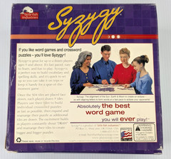 Syzygy Word Game Fast-Paced Fun-to-play Word Game 1999 Crossword 100% COMPLETE