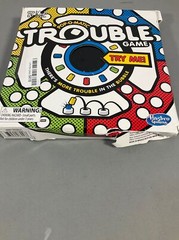 Hasbro Gaming Trouble Board Game for Kids Ages 5 and Up 2-4 Players (Packaging m