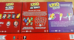 UNO Fan favorites Bundle: UNO Flip, UNO No mercy & No Mercy Expansion Pack. T14