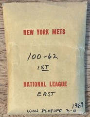 Original APBA 1969 New York Mets Team Set of 24 Cards – Seaver – Koosman – Agee