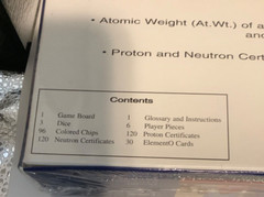 ElementO Board Game – Education/Science — Learn the Periodic Table. New Sealed