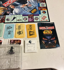 2005 Star Wars Monopoly Saga Edition in Great Condition 95% Complete