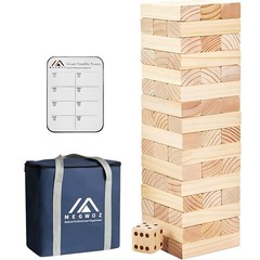 Giant Tumble Tower Family Games for Kids and Adults 60 Blocks New Zealand Pin…