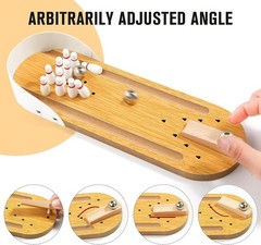 Mini Bowling Game Set – Compact Indoor Fun for Kids & Adults, Stress Relief!