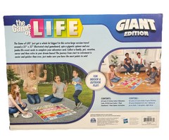 The Game of Life, Giant Edition Family Board Game Indoor/Outdoor Fun Game wit…