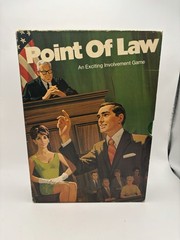 Vintage 1972 Strategic Game 3M Bookshelf Game Point of Law