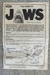 Vtg 1975 Ideal Universal Pictures Game of Jaws Shark Game 95% Complete FREEUSHIP