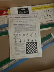 Vintage 1967 Diversified Creations Official Football Chess Set. COMPLETE