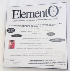 RARE ElementO Periodic Table Learning Board Game 1996 Science Fun! NEW