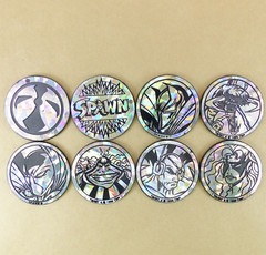 Lot of 8 SPAWN Kini Slammers Authentic The World POG Federation Todd McFarlane