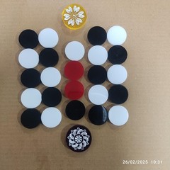 Professional Carrom Board Game International Tournament 4 x 5.5 x 0.1 inches