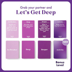 Let’S Get Deep by Relatable, a Question Card Game for Couples, Great for Date Ni