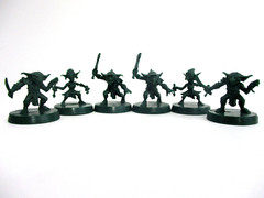 HeroQuest 6x GOBLIN Minis & Card Avalon Hill NEW!!