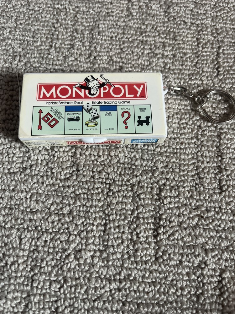 VINTAGE 1998 MINIATURE MONOPOLY missing 1 Dice HASBRO