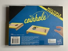 Hasbro Sealed Tabletop Coin Hole Game, Coin Bouncing-Wood. New. Small Cornhole