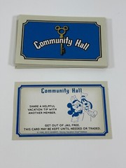 Monopoly Disney Vacation Club Edition 16 Community Hall Cards Only