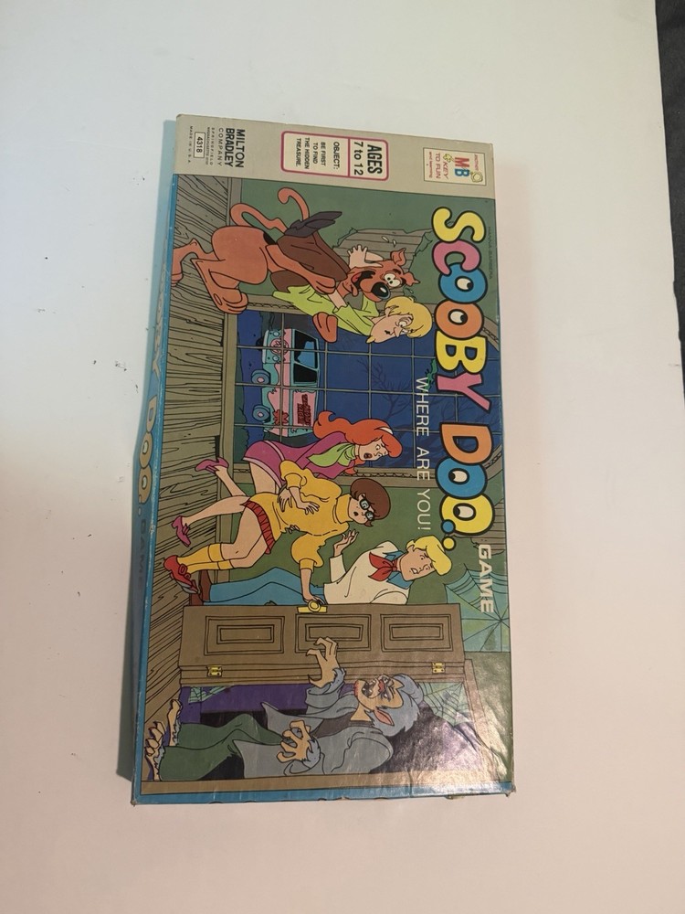 Vintage 1973 Scooby Doo Where Are You! Board Game Milton Bradley – 100% COMPLETE