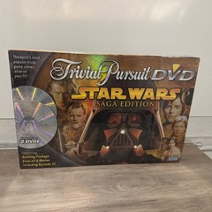 Star Wars Trivial Pursuit Movie DVD 2005 Saga Edition Board Game SEALED New