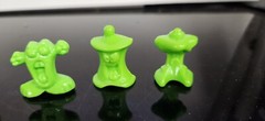 JBF Lot of 7 Light Green Crazy Bones
