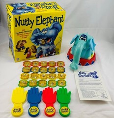 2000 Nutty Elephant Game by Milton Bradley Complete/Works Great Cond FREE SHIP