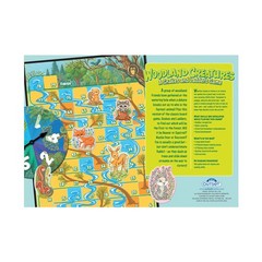 New – Outset Media Woodland Creatures Snakes and Ladders – Ages 3+ | 2-6 players
