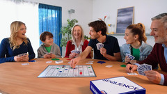 SEQUENCE- Original SEQUENCE Game with Folding Board, Cards and Chips by ( Packa